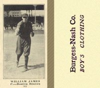 1916 Burgess-Nash Co. #88 William James Baseball Card