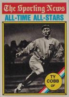 1976 O-Pee-Chee #346 Ty Cobb All Time All-Star Baseball Card