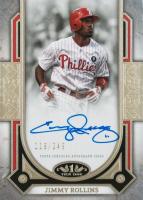 2024 Topps Tier One Prime Performers Autographs #PPAJR Jimmy Rollins Baseball Card