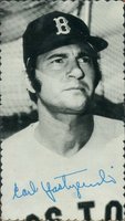 1974 Topps Deckle Edge #43 Carl Yastrzemski Baseball Card