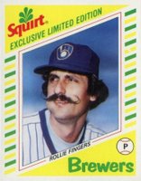 1982 Squirt #11 Rollie Fingers Baseball Card
