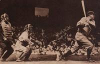 1900 Postcards & Trade # 1934 Hanshin Postcard Babe Ruth Baseball Card