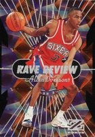 1997 Skybox Z-Force Rave Reviews #5 Allen Iverson Basketball Card