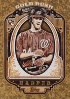 2012 Topps Gold Rush Wrapper Redemption #60 Bryce Harper Baseball Card
