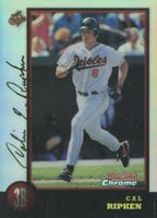 1998 Bowman Chrome #222 Cal Ripken Jr. Refractor Baseball Card