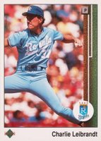 1989 Upper Deck #637 Charlie Leibrandt Baseball Card