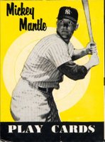 1957 Gardner Toys Baseball Game # Mickey Mantle Baseball Card