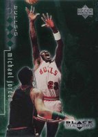 1998 Upper Deck Black Diamond #2 Michael Jordan Quadruple Basketball Card