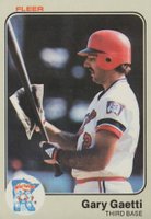 1983 Fleer #613 Gary Gaetti Baseball Card
