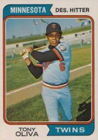 1974 Topps #190 Tony Oliva Baseball Card