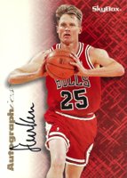1996 Skybox Premium Autographics # Steve Kerr Basketball Card