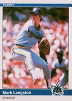 1984 Fleer Update #U-70 Mark Langston Baseball Card