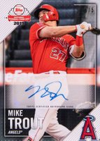 2019 Topps National Baseball Card Day Autographs #MT Mike Trout Baseball Card