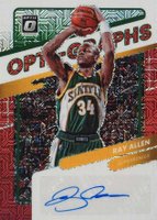 2021 Panini Donruss Optic Opti-Graphs #OGRAL Ray Allen Choice Basketball Card