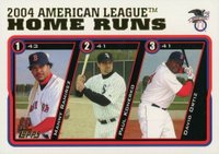 2005 Topps  #339 2004 American League Home Runs Baseball Card