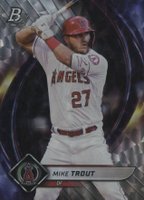 2022 Bowman Platinum #90 Mike Trout Ice Foilboard Baseball Card
