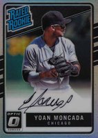 2017 Panini Donruss Optic Rated Rookie Signatures #YM Yoan Moncada Holo Baseball Card