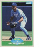 1989 Score #75 George Brett At Age 35... Baseball Card