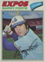 1977 Topps #612 Barry Foote Baseball Card