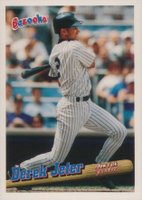 1996 Bazooka #80 Derek Jeter Baseball Card