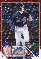 2023 Topps #89 Brett Baty Red Foil Baseball Card
