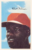 1969 MLB Photostamps # Bob Gibson Hand Cut Baseball Card