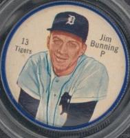 1962 Salada-Junket Coin #13 Jim Bunning Baseball Card