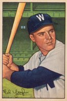 1952 Bowman #31 Eddie Yost Baseball Card
