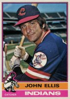 1976 O-Pee-Chee #383 John Ellis Baseball Card