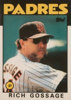 1986 Topps Tiffany #530 Rich Gossage Baseball Card