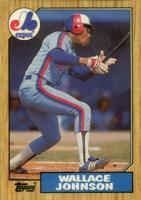1987 Topps Tiffany #588 Wallace Johnson Baseball Card
