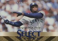 1997 Select #145 Ken Griffey Jr. Registered Gold Baseball Card