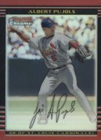 2002 Bowman Chrome #15 Albert Pujols Refractor Baseball Card