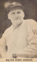 1961 Exhibits Wrigley HOF # Walter Johnson Baseball Card