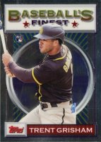 2020 Finest Flashbacks #145 Trent Grisham Baseball Card