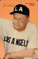 1953 Mother's Cookies #49 Stan Hack Los Angeles Angels Baseball Card