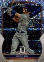 2023 Bowman Draft #BDC76 Max Clark Chrome-Sparkle Baseball Card