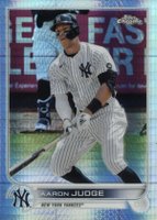 2022 Topps Chrome #99 Aaron Judge Prism Refractor Baseball Card