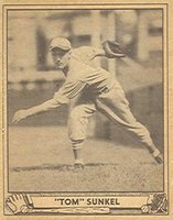 1940 Play Ball #110 Tom Sunkel Baseball Card