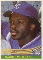 1984 Donruss #344 Darryl Motley Baseball Card