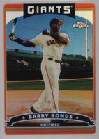 2006 Topps Chrome #50 Barry Bonds Refractor Baseball Card