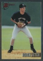 1998 Bowman Chrome Reprints #38 Derek Jeter Refractor Baseball Card