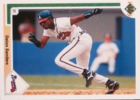 1991 Upper Deck #743 Deion Sanders Baseball Card