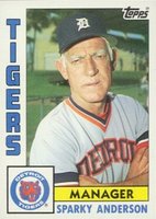 1984 Topps #259 Sparky Anderson Baseball Card