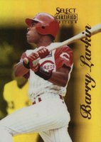 1996 Select Certified #41 Barry Larkin Mirror Gold Baseball Card