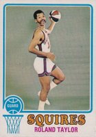 1973 Topps #214 Roland Taylor Basketball Card