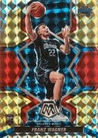2021 Panini Mosaic #220 Franz Wagner Fusion Red/Yellow Choice Basketball Card