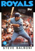 1986 Topps #164 Steve Balboni Baseball Card