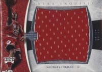 2005 UD Exquisite Collection Extra Exquisite #EX-MJ Michael Jordan Basketball Card