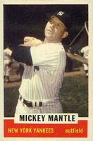1962 Bazooka Singles # Mickey Mantle Baseball Card
